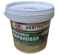 Шпатлевка акриловая Акритек 1,5 кг