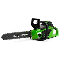 Цепная пила аккумуляторная Greenworks 2005707, GD40CS15, 40V, 35 см, бесщеточная, до 1,5 КВТ, без АКБ и ЗУ