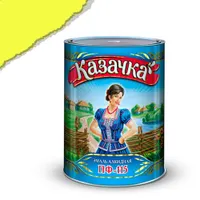 Эмаль ПФ-115 желтая 1,9 кг. "КАЗАЧКА"