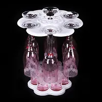 Мини-Бар 12пр. арт.1502-НГ (Крокус) Нацвет,гравировка.Розовый
