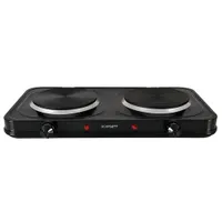 Электрическая плитка 1000W+1000W, plate size 15.5+15.5cm (черный) SC-HP700S32