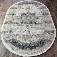 Ковер DECO (Турция) 2х3 овал 27086A NAVY-GREY