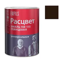 Эмаль "Расцвет" "Универсальная" Шоколадная 0.9 кг. (7729)