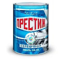 Эмаль ПФ-115  СЕРЕБРЯНАЯ  8 кг. "ПРЕСТИЖ"