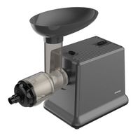 Мясорубка Centek CT-1626 2000 Bт, 2 кг/мин, реверс, 3в1 мясорубка/овощерезка/шнековая соковыжималка