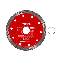 605122 Диск алмазный по керамограниту ультратонкий X-Type 125 мм VIRA, арт. 605122