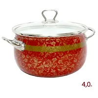 Арабская ночь Кастрюля 4,0 со стекл. кр. арт.1818 (INTEROS)