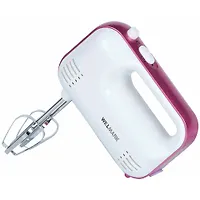 Миксер WILLMARK WHM-7035 (500Вт, 3 скоростей,2 вида насадок, фиолетовый)