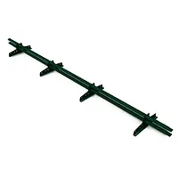 Снегозадержатель трубчатый BORGE 3м, 4 опоры, зеленый мох (RAL6005)