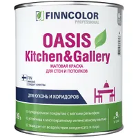 OASIS KITCHEN@GALLERY  A  7 краска для стен и потолков ОСОБО УСТОЙЧИВАЯ К МЫТЬЮ 0,9л.