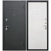 Дверь металлическая Ferroni Гарда 7,5 см Серебро Белый Ясень 860 правая