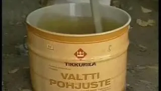 Защита деревянных фасадов антисептиком
