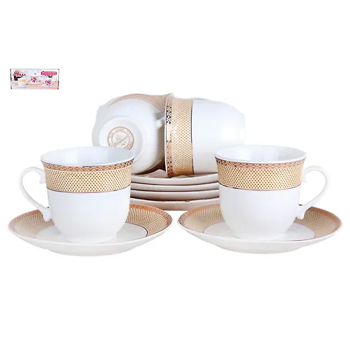 Nabor kofejnyj 6/12 f.klassicheskaya 140ml p/up, Lyuksor BL140-G04_1