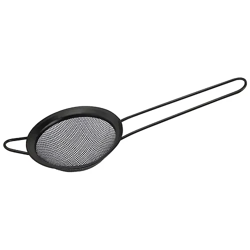 Sito-durshlag FARINA, diam. 8 sm, tsvet: chernyj (metall) art.108288_1