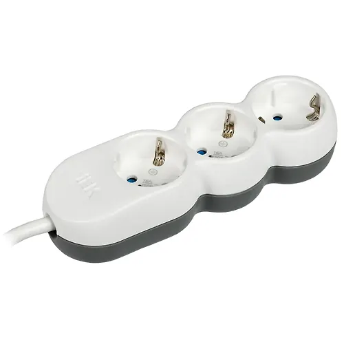 Udlinitel U03 3 mesta 2P+PE/3m 3h1,5mm2 16A/250V UNO IEK art.WYP53-16-03-03-Z_1