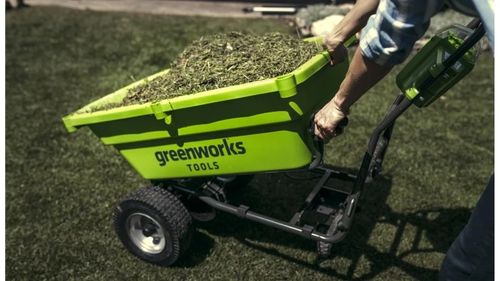 Telezhka sadovaya samohodnaya Greenworks G40GC 40V, bez AKB i ZU (7400007)_4