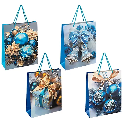 Paket podarochnyj Volshebnaya strana SHary, razmer M 26*32*10 sm, 4 dizajna v assortimente_1