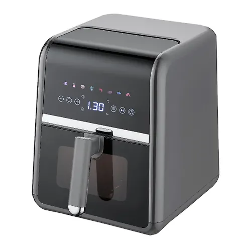 Aerogril Centek CT-3189 (seryj) <5l> 1500Vt, sensornoe upravlenie, 8 programm, obduv 360_2