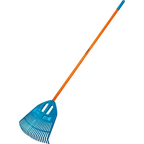 Grabli veernye Grinda PP-23 FIBER, 500 h 50 h 1680 mm, 23 zubtsa, udaroprochnyj plastik, fiberglasovyj cherenok_1