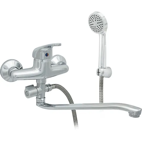 Smesitel dlya vanny i dusha odnorychazhnyj TSS-SM 300/1-4 D35 M-42 s ploskim S-obraznym izlivom 350 mm ST300102_1