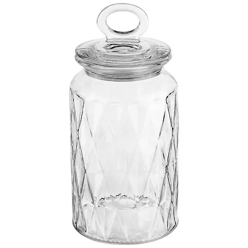 Banka steklyannaya FANTASIA, obem: 1,3 l, dlya hraneniya sypuchih produktov art.107833_1