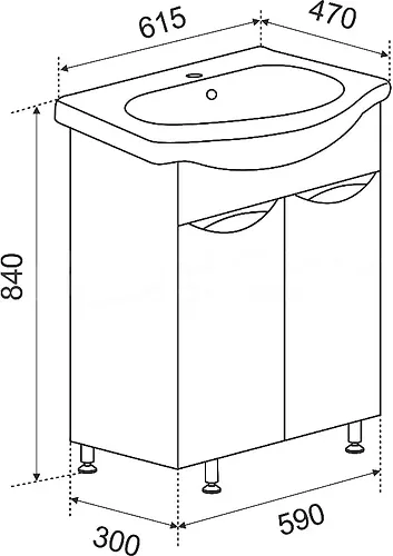 Tumba MILLI 60 pod umyv. Uyut-60_3