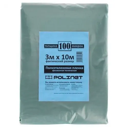 Plenka polietilenovaya NAREZKA Polinet tehnicheskaya 100 mkm (3m h 10m)_1