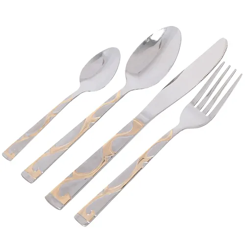 Nabor stol/prib 24pr s zolot.ruchkami, v korobke Y3-1020 I.K_2