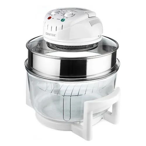 Aerogril Centek CT-1456 (belyj) <12+5l> 1400Vt, tajmer 90 min, max 250 , 2 reshetki_2