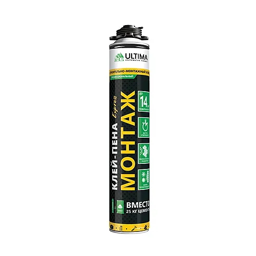 Klej-pena Ultima Express Montazh 750 ml_1