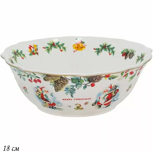 Salatnik 18sm NOVOGODNIJ v pod.up.(h36)Farfor art.205-342_1