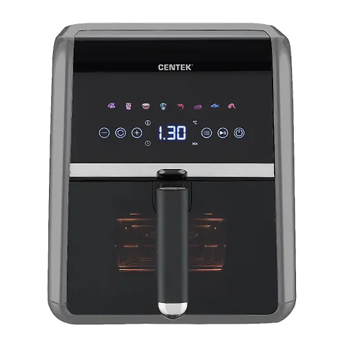 Aerogril Centek CT-3189 (seryj) <5l> 1500Vt, sensornoe upravlenie, 8 programm, obduv 360_1