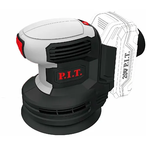 SHlifmashina orbitalnaya akkum. P.I.T. PDS20H-125A SOLO (20V, 125mm, 6000-11000ob/min)_1