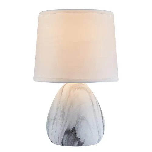 ESCADA Nastolnyj svetilnik Escada 10163/L E14*40W White marble_1