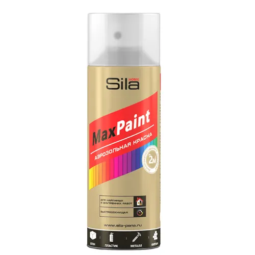 Lak aerozolnyj universalnaya Sila HOME glyantsevyj 520 ml SILP008_1