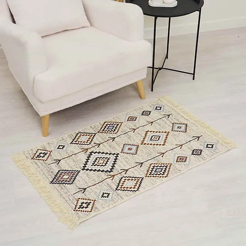 Kovrik dlya v/k KILIM GOLD iz 1sht 60h90sm 58139 (kremovyj-seryj) 1/30_1