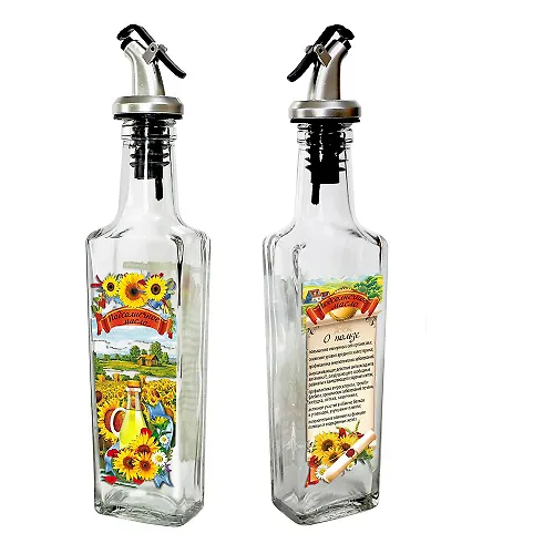 Butylka s pl. dozatorom dlya podsolnechnogo masla, 500 ml, steklo  626413_1