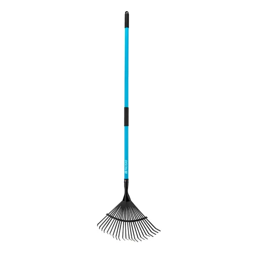 Grabli veernye stalnye, 445h1525 mm, 22 zuba, fiberglasovyj cherenok, PVH nakladka, LUXE// Palisad a_1