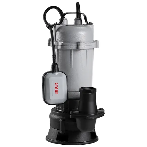 Nasos pogruzhnoj drenazhnyj Stavr NPD-950N, s NOZHOM, 950Vt, 300l/min, 12m, korpus chugun, kabel 10m_1