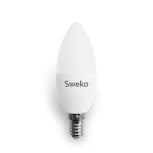 Svetodiodnaya lampa Sweko 42 seriya 42LED-C35-10W-230-6500K-E14 (38753)_1