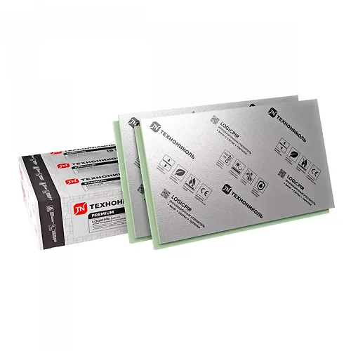 Plity Teploizolyatsionnye TEHNONIKOL LOGICPIR Banya F/F L-1190*590*50 (5 plit, 3,51 kv.m) ekn684039_1