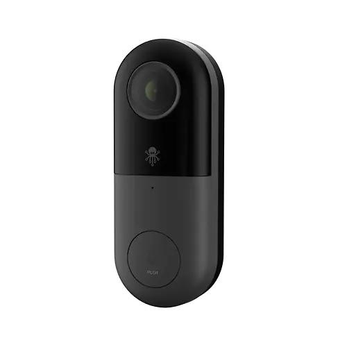 Besprovodnoj dvernoj zvonok s kameroj, brend: SLS (SLSBELL_1) black/chernyj (WiFi)_1