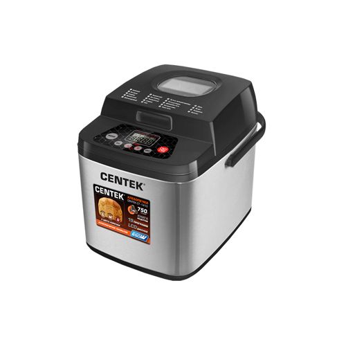 Hlebopechka Centek CT-1410 BLACK (chern) 750g, 650Vt, 19 programm, nerzh_1