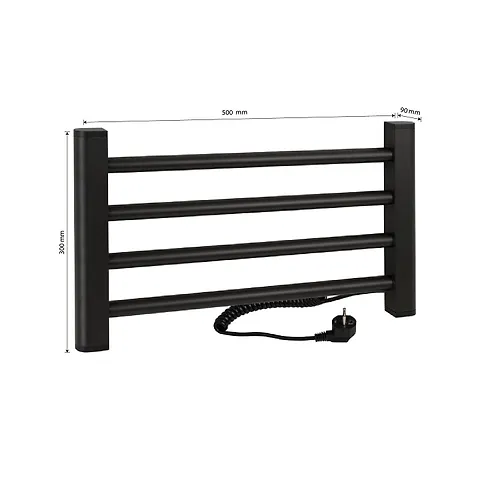 Polotentsesushitel elektrich GRAFIT LESENKA 300 h 500 h 90 mm na 4 pereklad, 95 W, BRIMIX,08120K_3