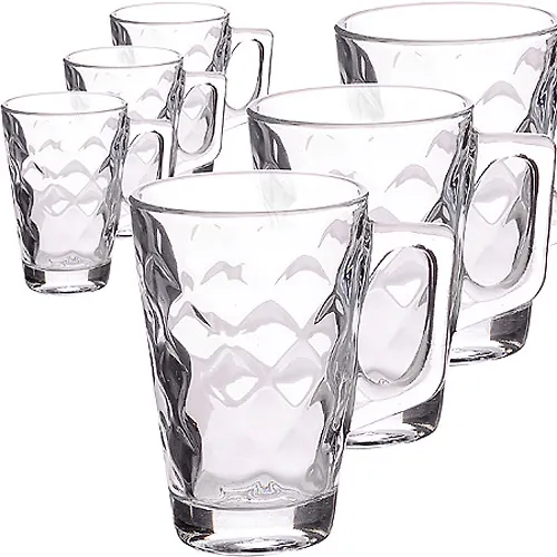 9098 Kruzhki 6 pr, 240 ml, steklo (h6) 