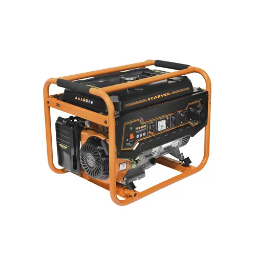 Generator benz. CARVER PPG- 8000 (LT-190F, 6,0/6,5kVt, 220V, bak 25l, obmotka med)_1