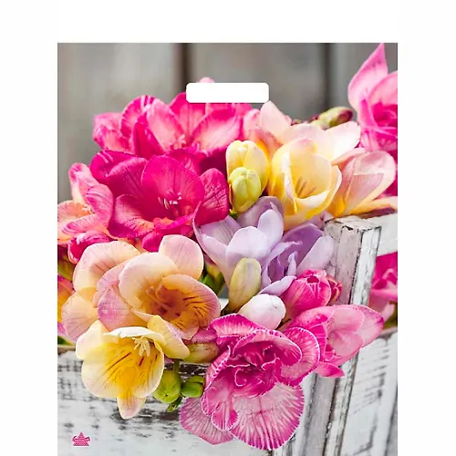 Paket PE s vyrubnoj ruchkoj 38h45+6sm (60) (TSvetochnaya simfoniya) Glyantsevyj Tiko (h50/500) 220000388575_1