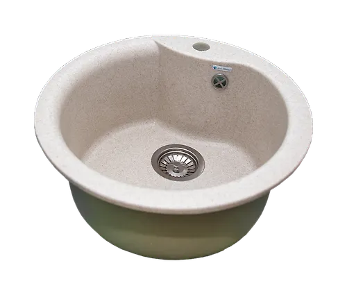 Mojka GranAlliance G-12   (d-485 mm) bezhevaya s sifonom_2