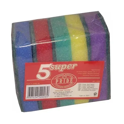 Gubka bytovaya 5-ka «Super» STRIAM ghs-003_1