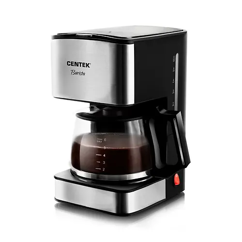 Kofevarka Centek CT-1144 (stal) kapelnaya 680Vt, 800ml, kaplya stop, semnyj filtr, podogrev_1